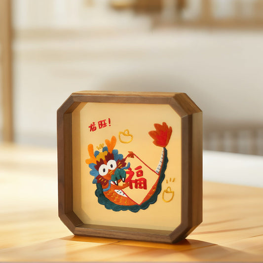 Chinese Double-Sided Embroidery Panda Wall Art - Handstitched Xiang Embroidery on Walnut Wood, Glass-Free Display, Asian Home Decor Gift