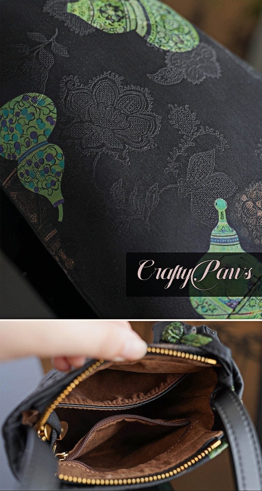 East-Meets-West Elegance: Windowpane Pattern Gambiered Canton Gauze Silk Phone Bag - Chic Oriental Mini Crossbody