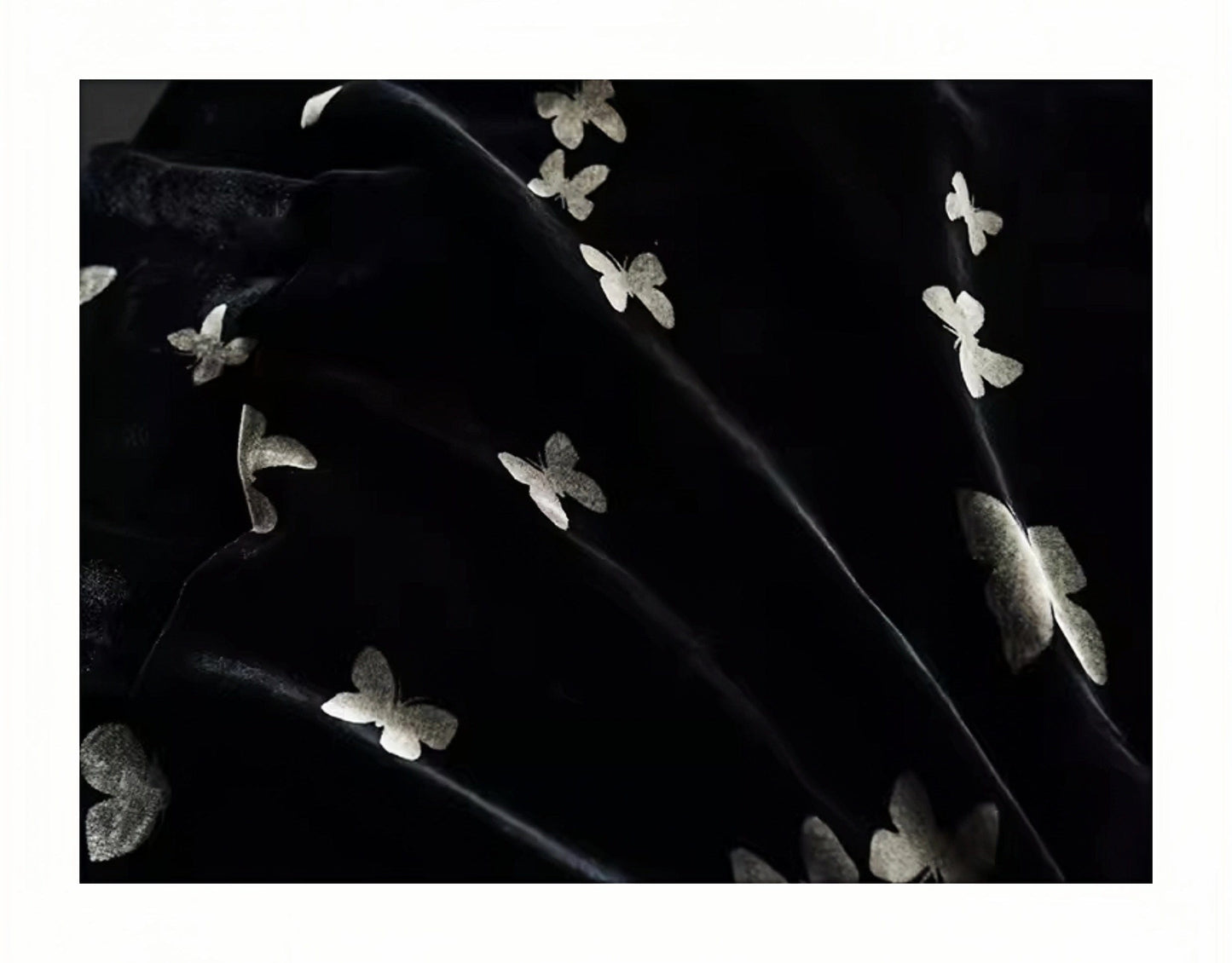 New Chinese Style Velvet Silk Scarf - Double-Layer Winter Shawl for Women with Butterfly Print, Mulberry Silk Luxury Wrap