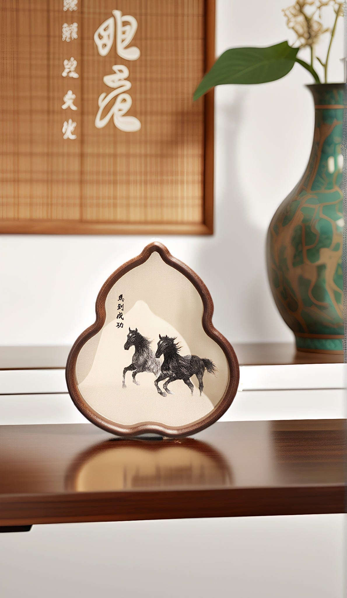 Double-Sided Art Ornament - Handmade Xiang Embroidery Display with Auspicious Birds & Flowers, Meticulous Needlework Home Decor