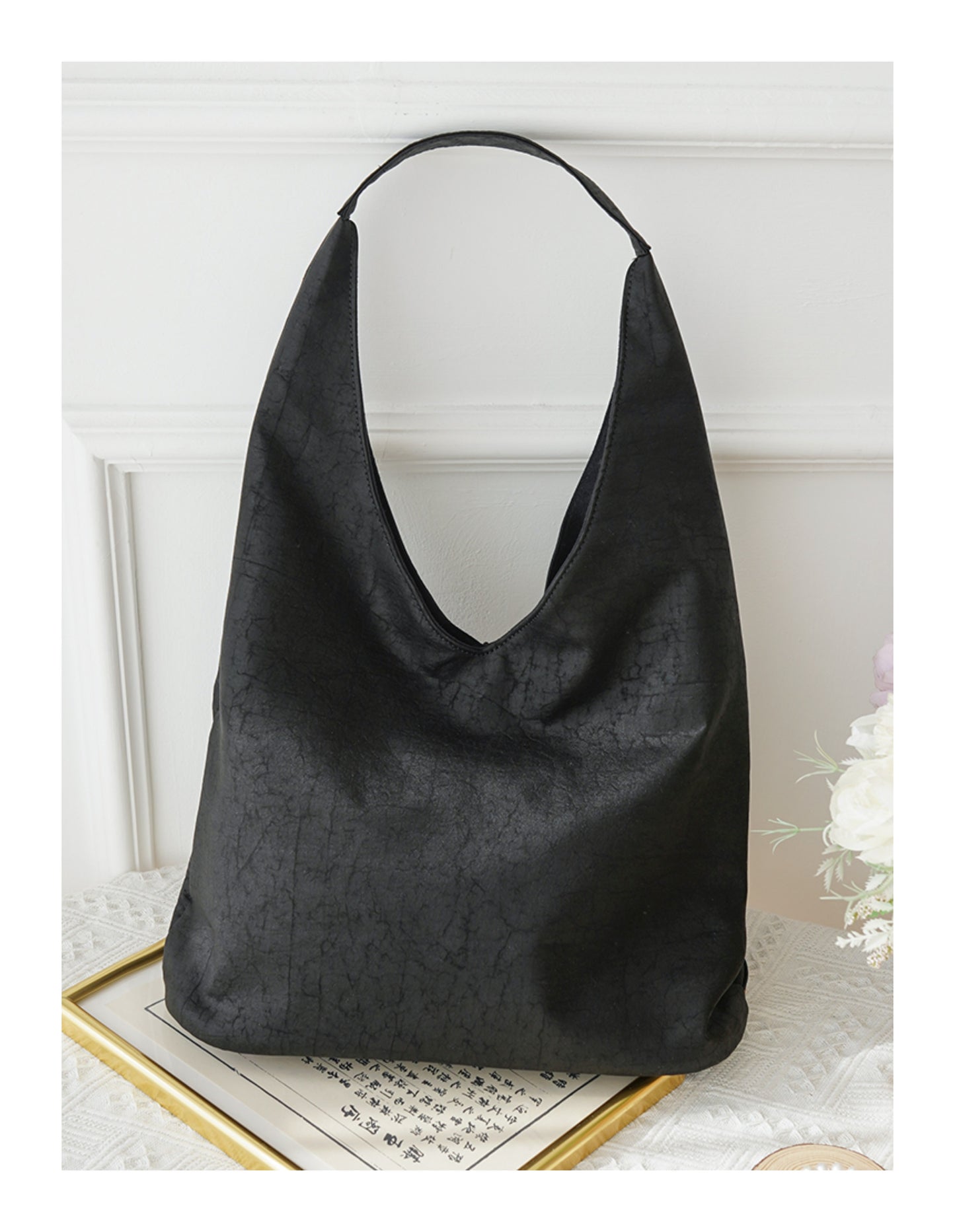 Dragon-Koi Gambiered Canton Gauze Bag