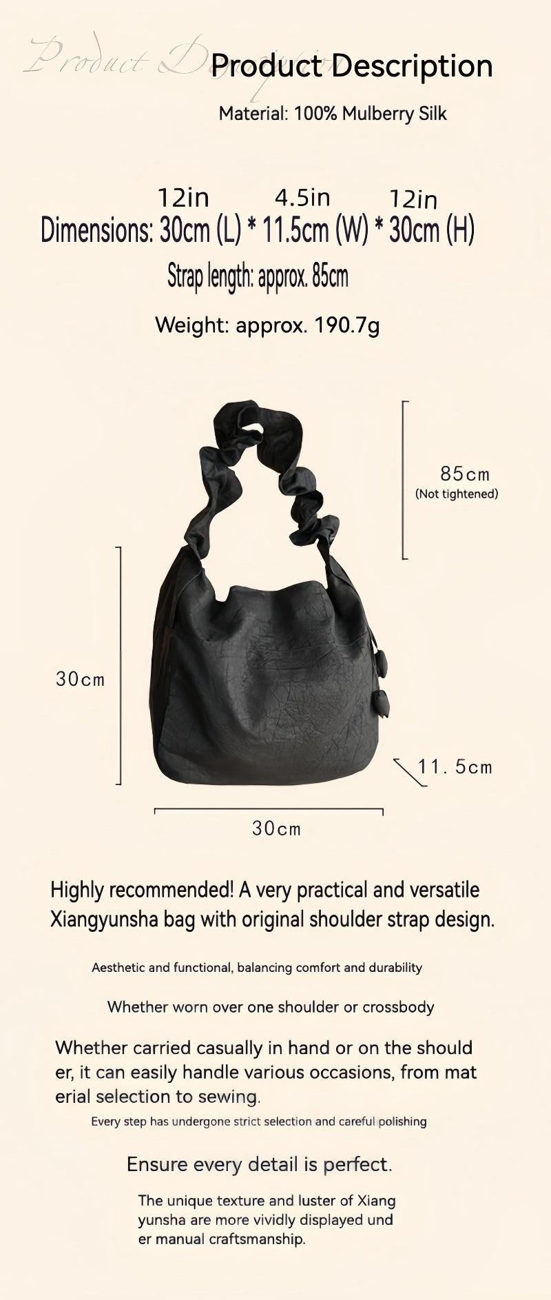 Gambiered Guangdong Silk (Xiangyun Sha) Tortoise-Crack Pattern Lotus Drawstring Bag - New Chinese Style Women's Shoulder Tote, Convertible Crossbody & Handheld Purse for Daily Commute