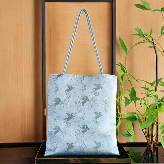 Song Brocade Pegasus Silk Shoulder Bag