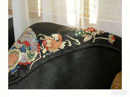 Loong Li Xiangyunsha Silk Hand-Embroidered Story Tote