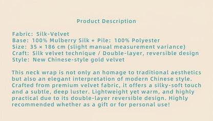 New Chinese Style Velvet Silk Scarf - Double-Layer Winter Shawl for Women with Butterfly Print, Mulberry Silk Luxury Wrap
