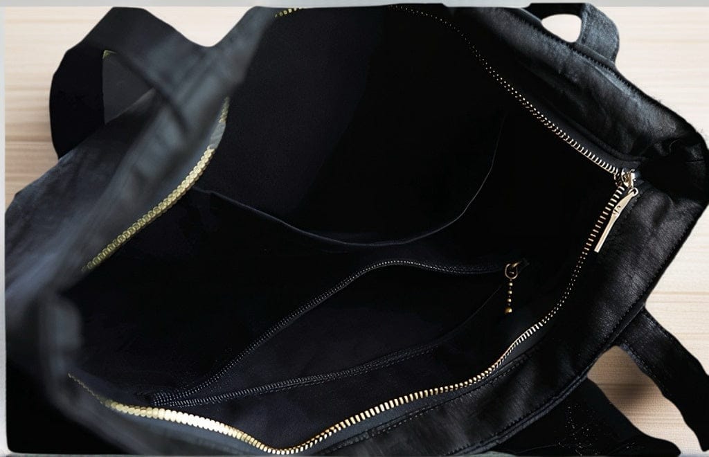 Auspicious Red Persimmon Xiangyunsha silk Tote