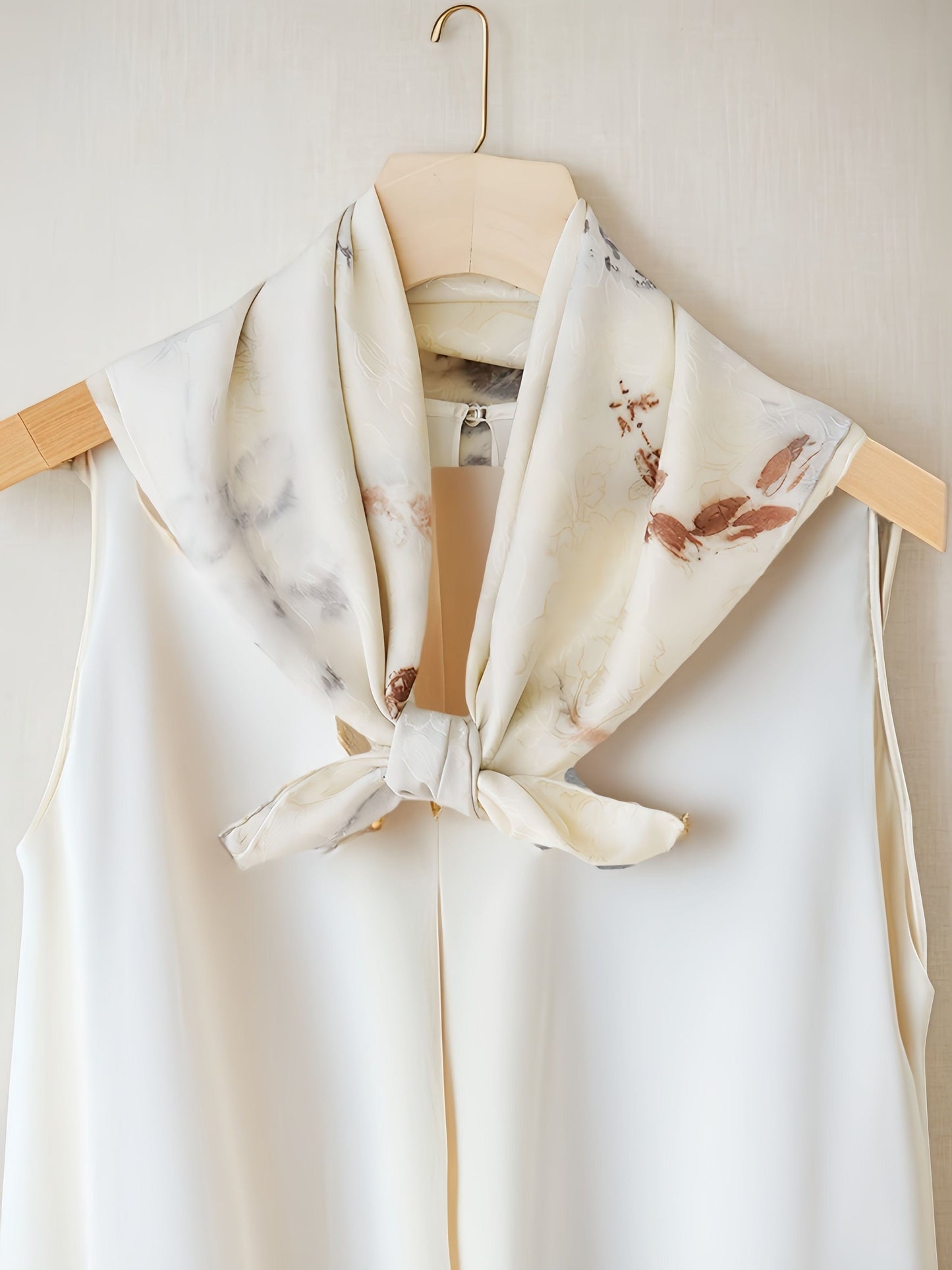 Jiaoluo Mulberry Silk Scarf – Lightweight Breathable Luxury Shawl