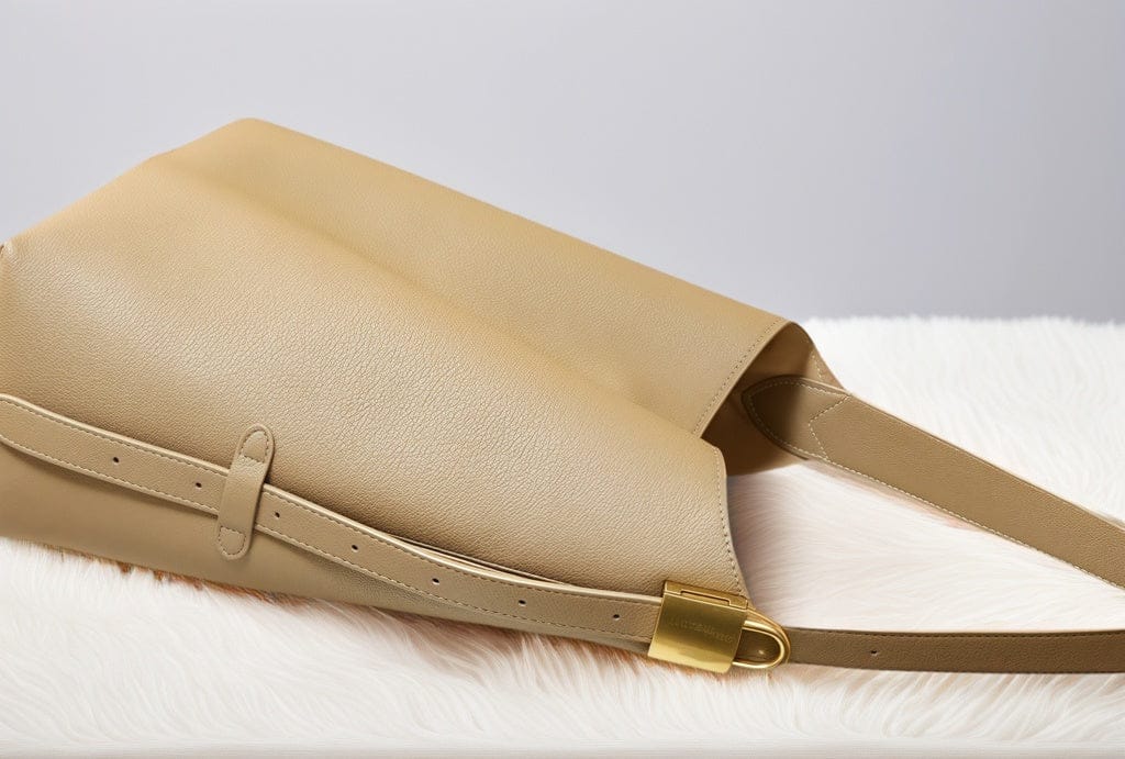 Minimalist Leather  for Women – Elegant Ivory Tote