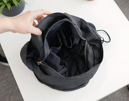 Gambiered Guangdong Silk (Xiangyun Sha) Tortoise-Crack Pattern Lotus Drawstring Bag - New Chinese Style Women's Shoulder Tote, Convertible Crossbody & Handheld Purse for Daily Commute