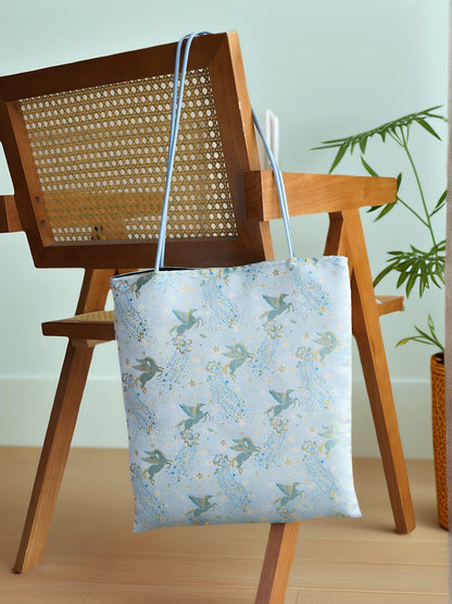 Dream Pegasus Shoulder Bag - New Chinese Style Song Brocade Silk Underarm Purse, Elegant Oriental Crossbody Bag for Women