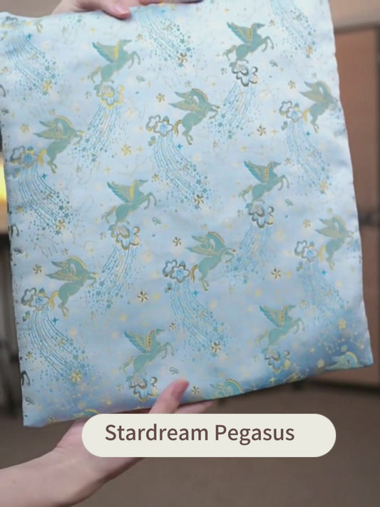 Dream Pegasus Shoulder Bag - New Chinese Style Song Brocade Silk Underarm Purse, Elegant Oriental Crossbody Bag for Women